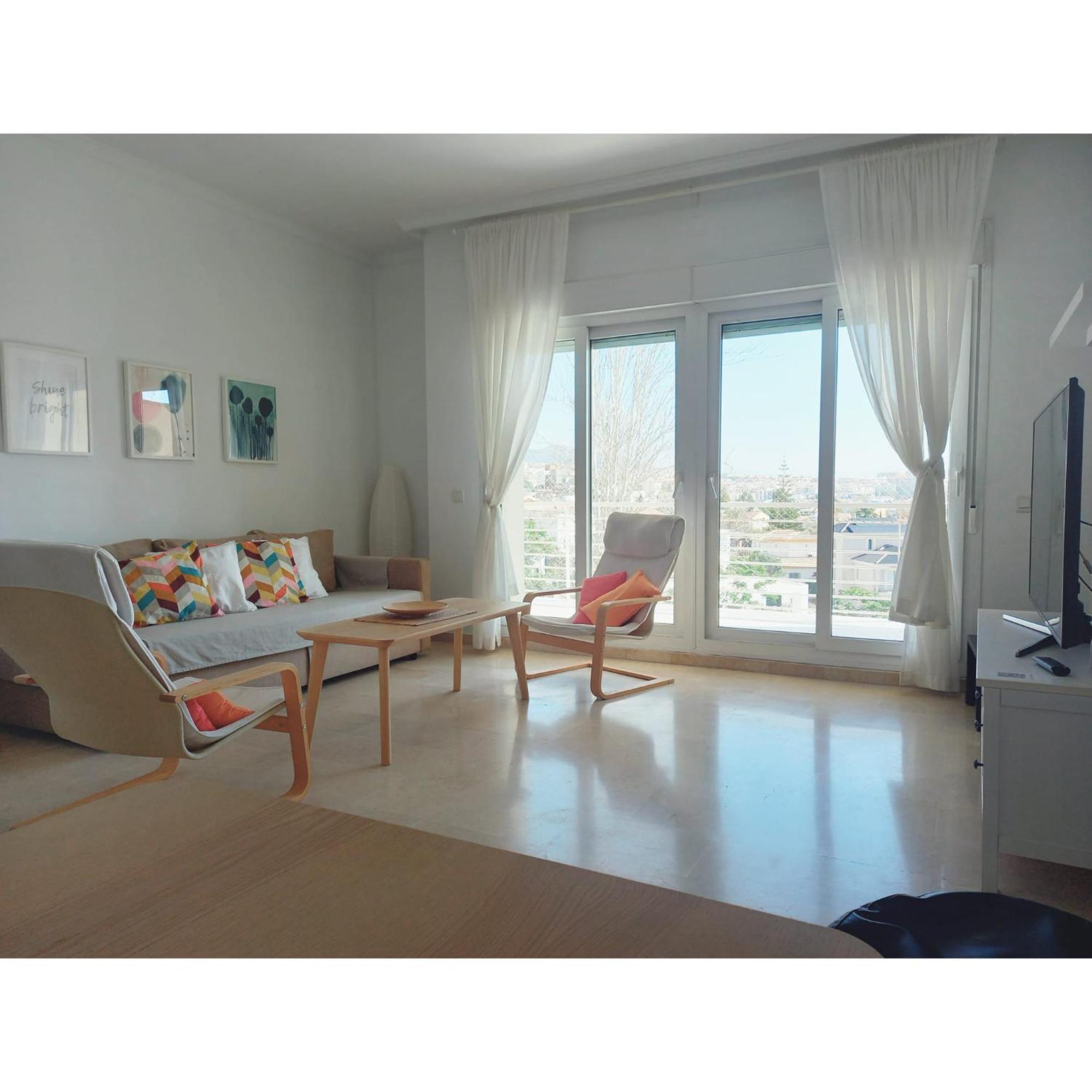 Amplio, Luminoso Y Moderno Apartamento Con Amplia Terraza Y Hermosas Vistas En Exclusiva Urbanizacion بينالماذينا المظهر الخارجي الصورة
